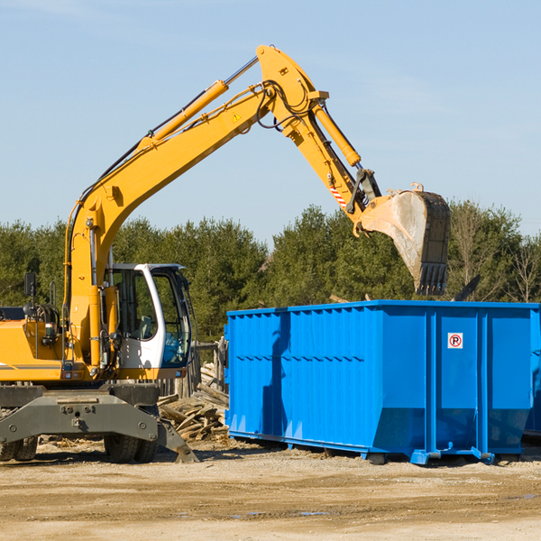 can i choose the location where the residential dumpster will be placed in Wind Ridge PA